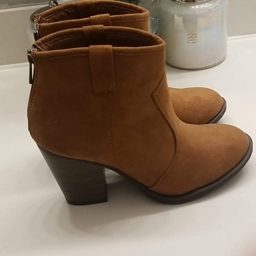 Brown booties